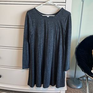 Old navy Grey dress long sleeve size small